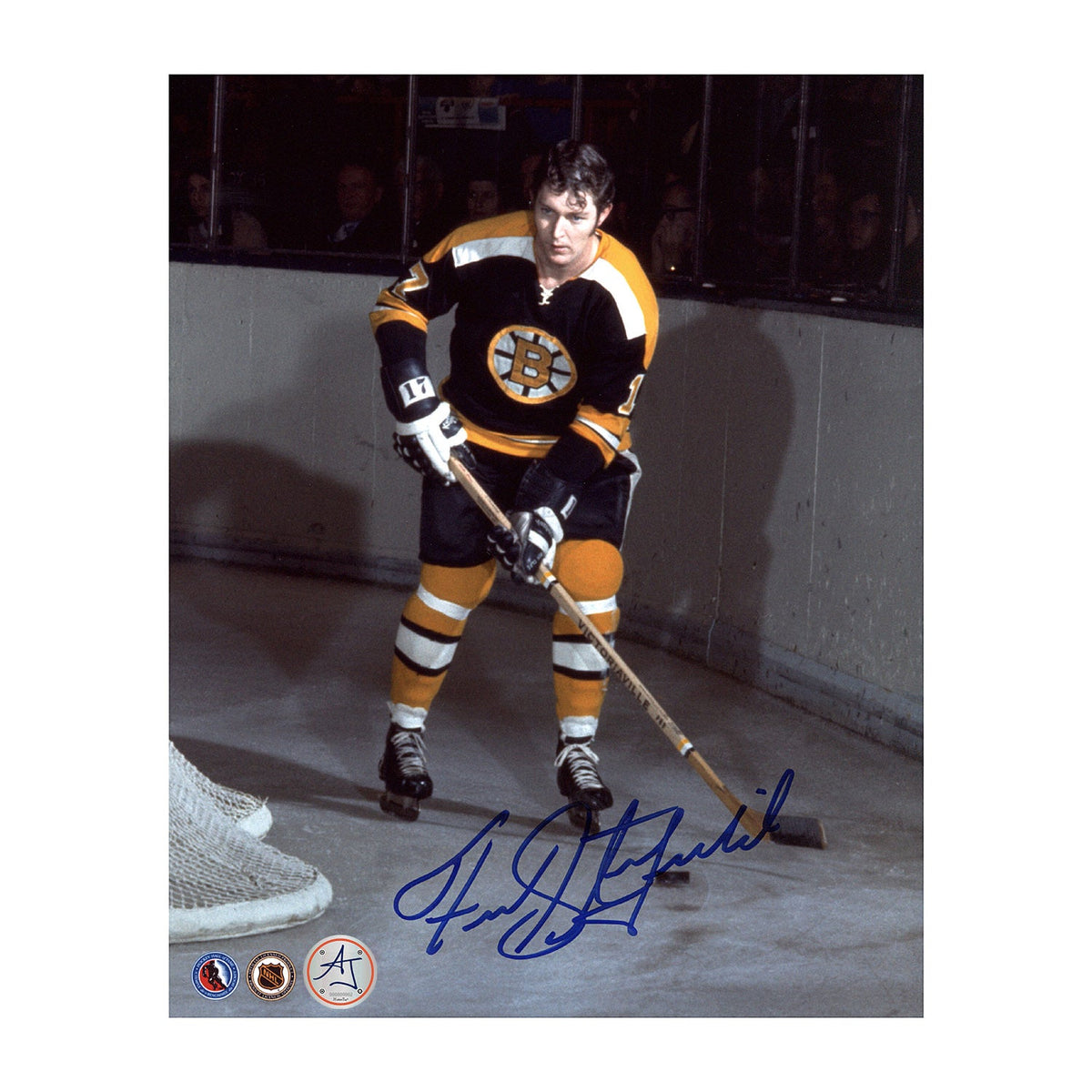 Fred Stanfield Autographed Boston Bruins Classic Hockey 8x10 Photo product image 1, provided for visual reference and