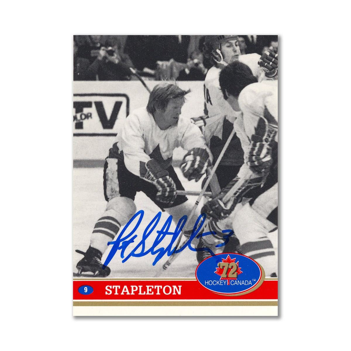 Autographed 1991 Future Trends #9 Pat Stapleton Hockey Card product image 1, provided for visual reference and product