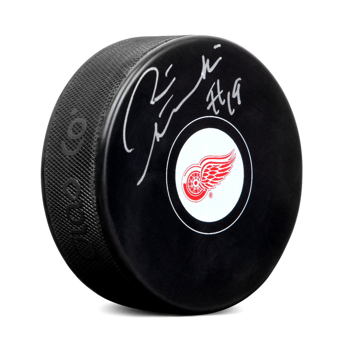 Pete Stemkowski Autographed Detroit Red Wings Hockey Puck product image 1, provided for visual reference and product detail