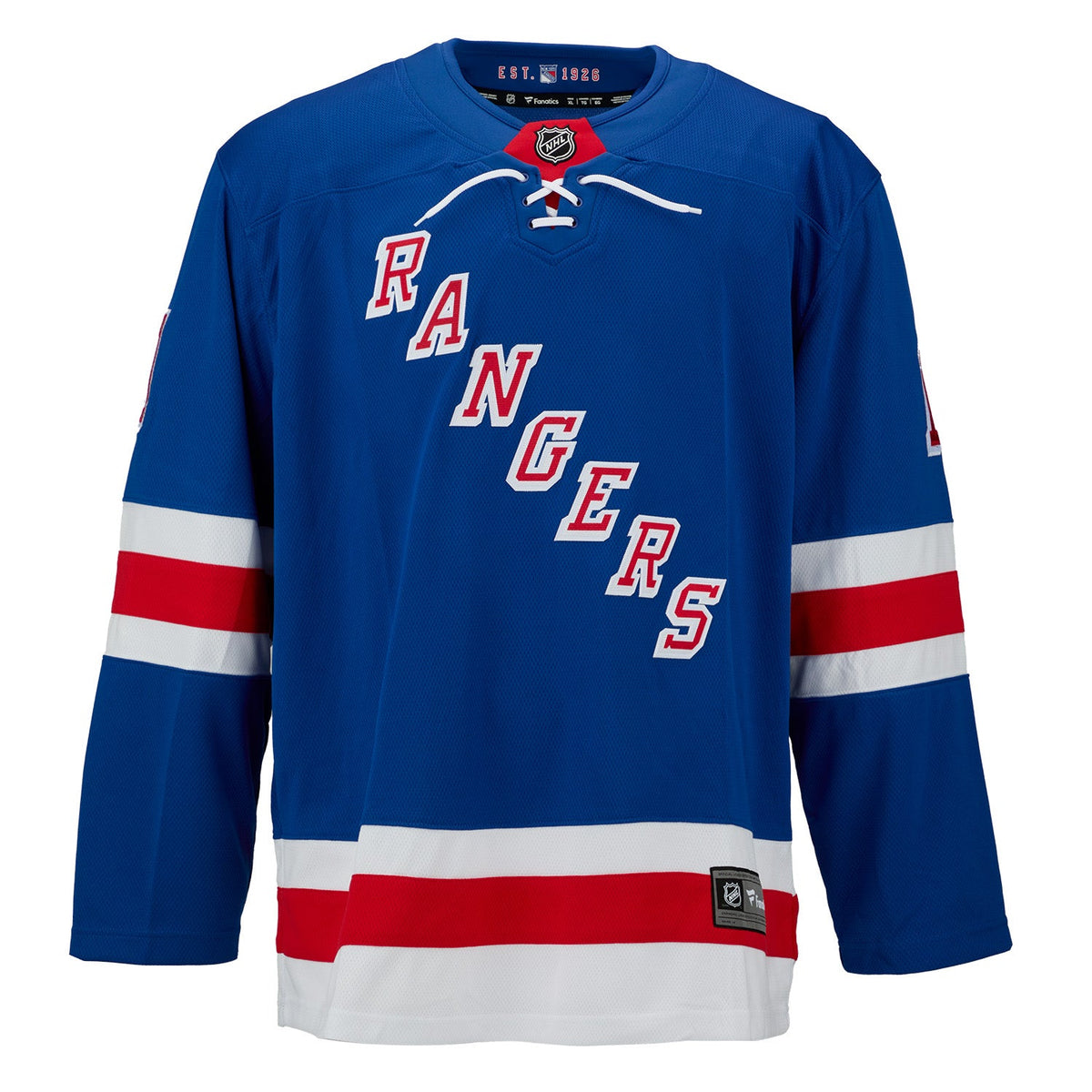 Pete Stemkowski Signed New York Rangers Blue Fanatics Breakaway Jersey product image 2, provided for visual reference and