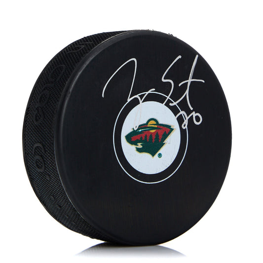 Ryan Suter Minnesota Wild Autographed Hockey Puck product image 1, provided for visual reference and product detail review