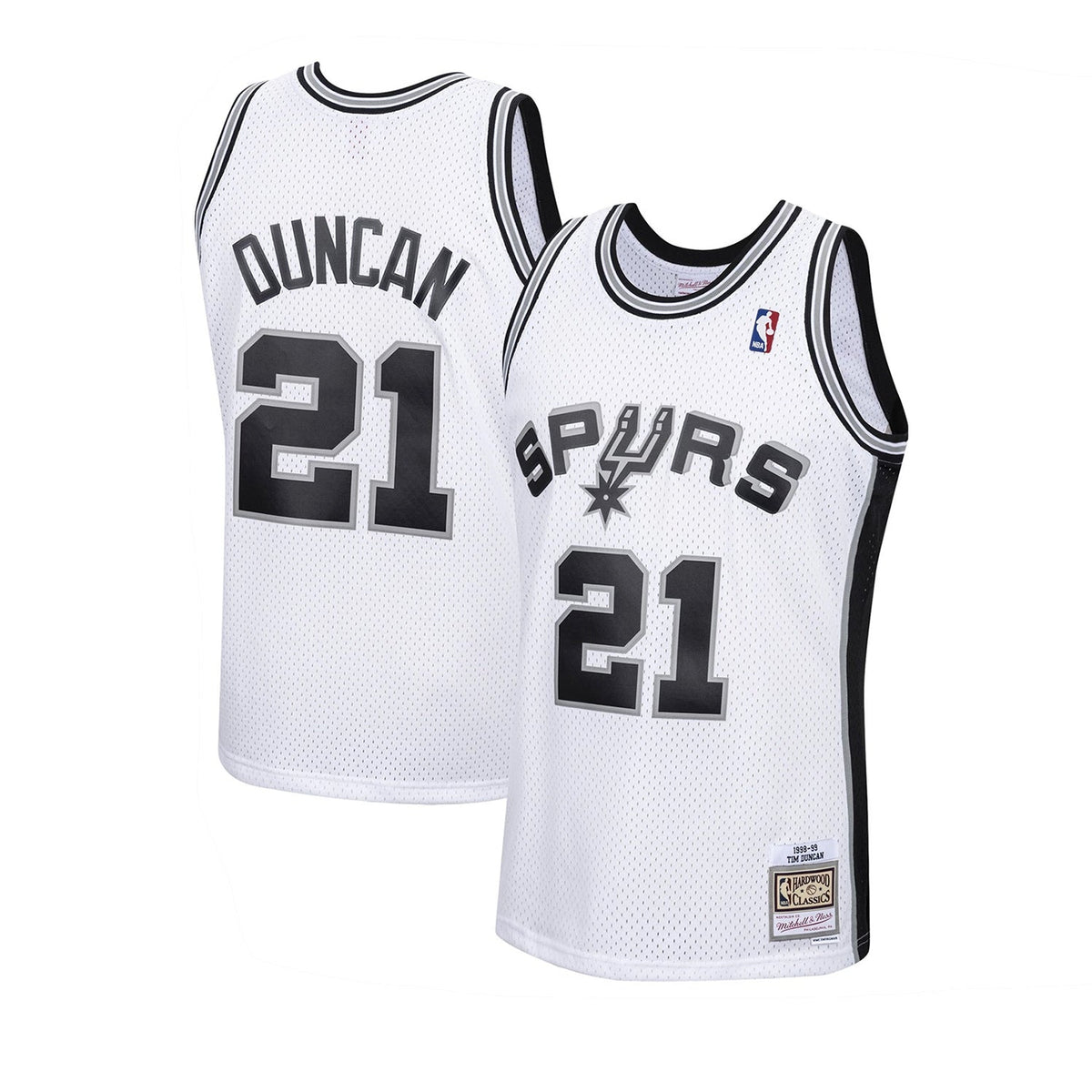 San Antonio Spurs Swingman Jersey Tim Duncan 1998 99 | Stitched Jersey RTJS 11876 product image 1, provided for visual
