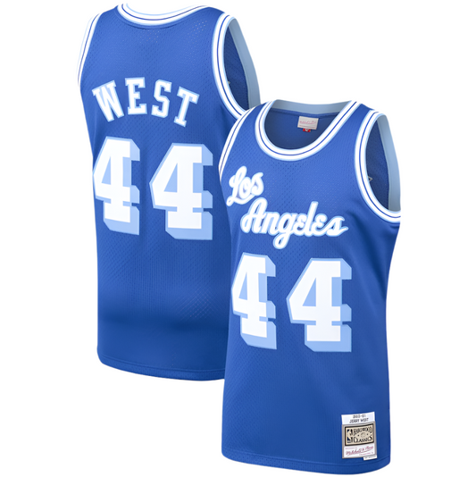 Los Angeles Lakers Jerry West Mitchell & Ness Royal Hardwood Classics 1960-61 Swingman Jersey for Men product image 1,