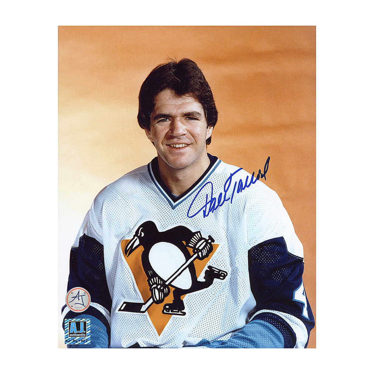 Dale Tallon Autographed Pittsburgh Penguins Portrait 8x10 Photo product image 1, provided for visual reference and product