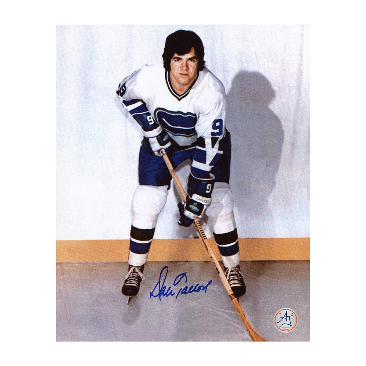 Dale Tallon Autographed Vancouver Canucks Hockey 8x10 Photo product image 1, provided for visual reference and product
