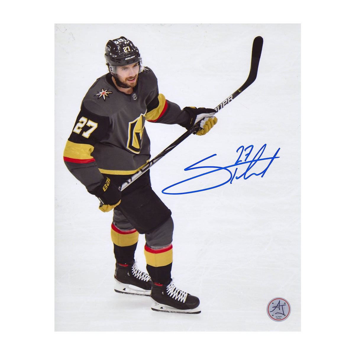 Shea Theodore Signed Vegas Golden Knights Showcase 8x10 Photo product image 1, provided for visual reference and product