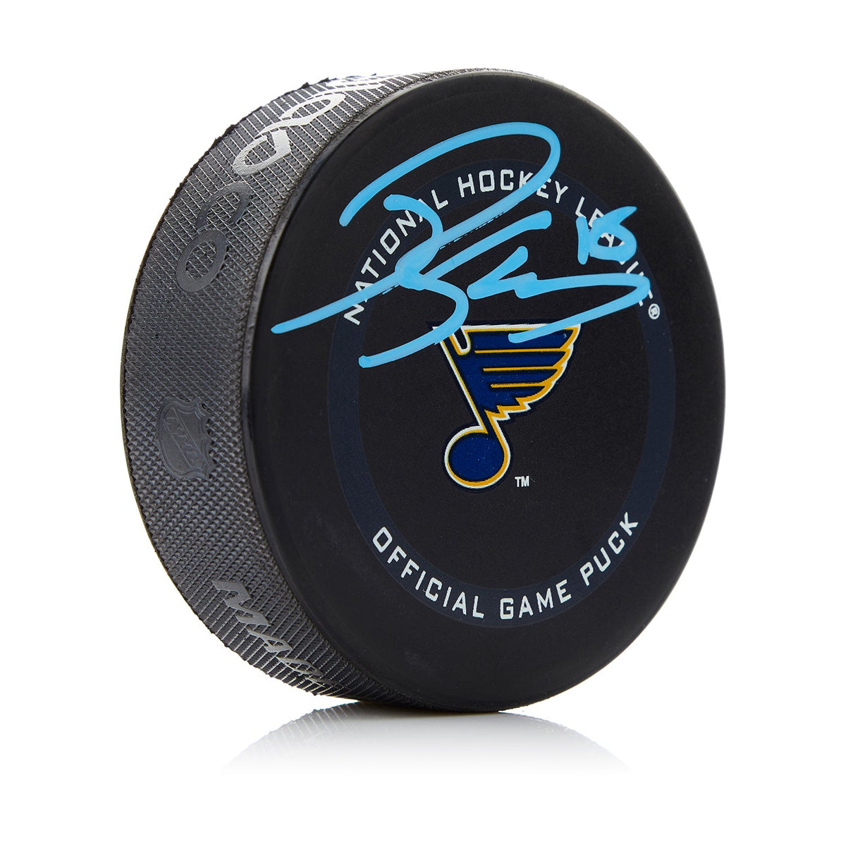 Robert Thomas Signed St Louis Blues Official Game Puck product image 1, provided for visual reference and product detail