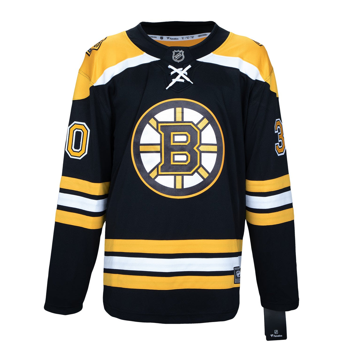 Tim Thomas Autographed Boston Bruins Fanatics Breakaway Jersey product image 2, provided for visual reference and product