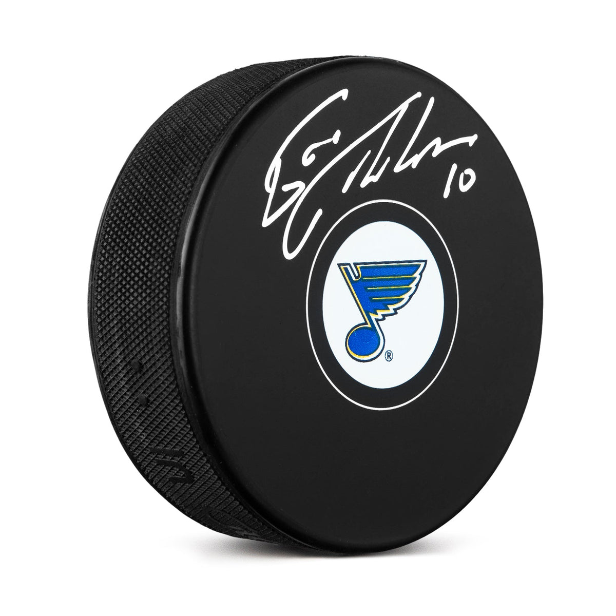 Esa Tikkanen Autographed St Louis Blues Hockey Puck product image 1, provided for visual reference and product detail review