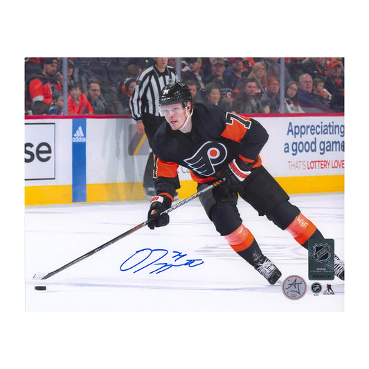 Owen Tippett Signed Philadelphia Flyers Attack Zone 8x10 Photo product image 1, provided for visual reference and product
