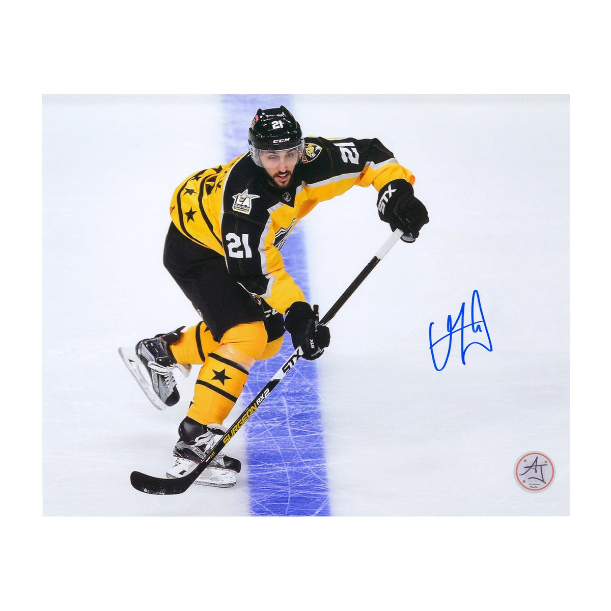 Vincent Trocheck Autographed 2017 All-Star Game 8x10 Photo product image 1, provided for visual reference and product detail