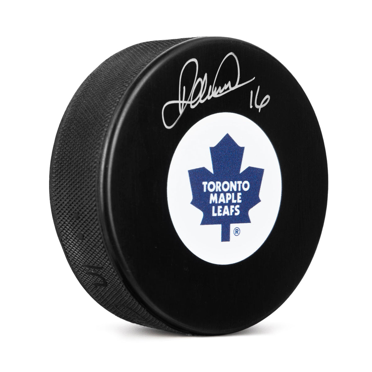 Darcy Tucker Autographed Toronto Maple Leafs Retro Logo Puck product image 1, provided for visual reference and product