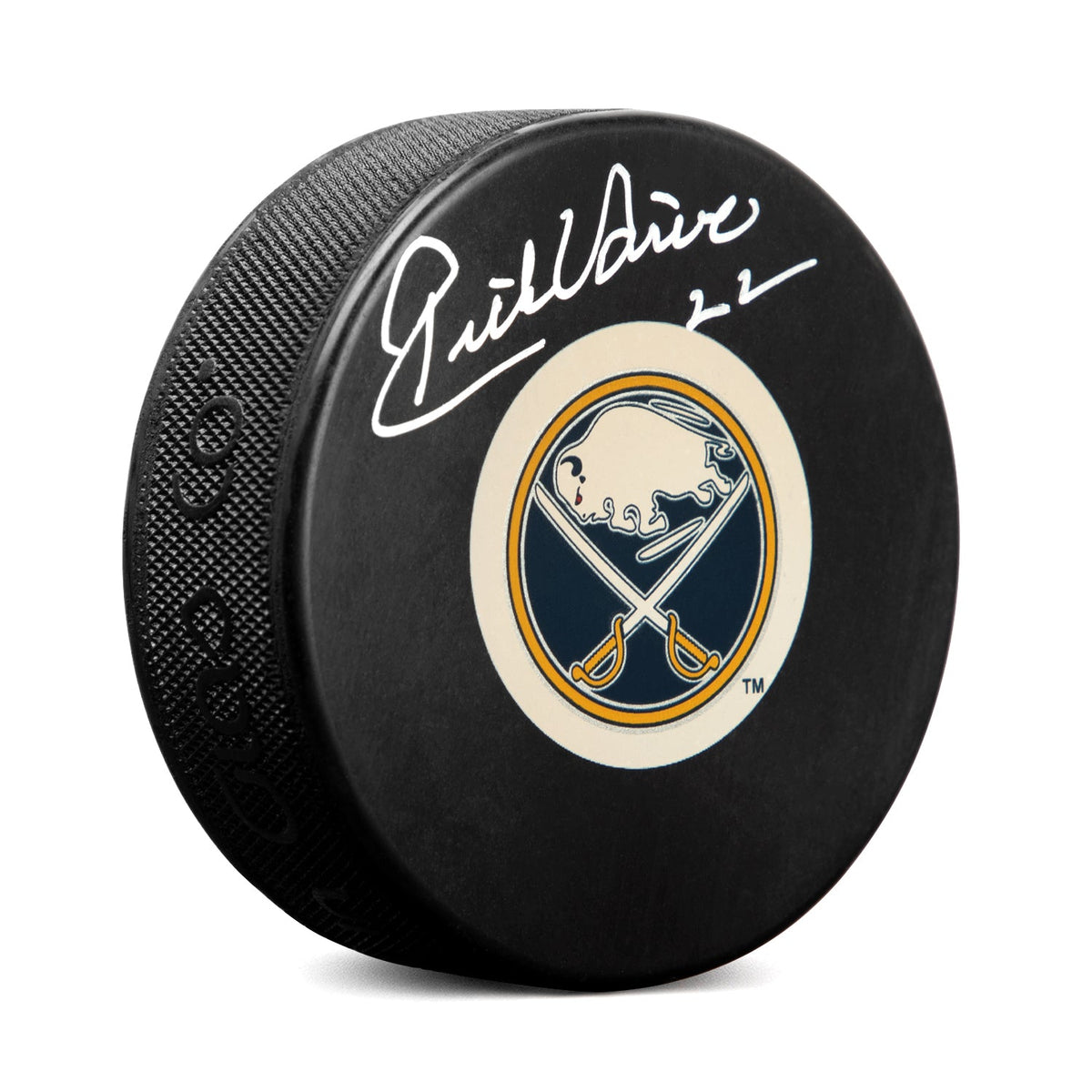 Rick Vaive Autographed Buffalo Sabres Hockey Puck product image 1, provided for visual reference and product detail review