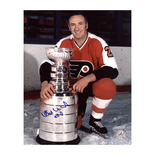 Ed Van Impe Autographed Philadelphia Flyers Stanley Cup 8x10 Photo product image 1, provided for visual reference and