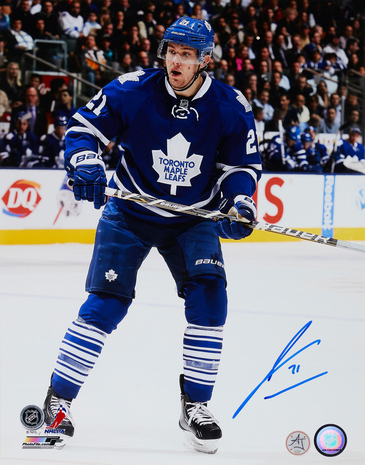 James Van Reimsdyk Signed Toronto Maple Leafs Hockey 11x14 Photo product image 1, provided for visual reference and product