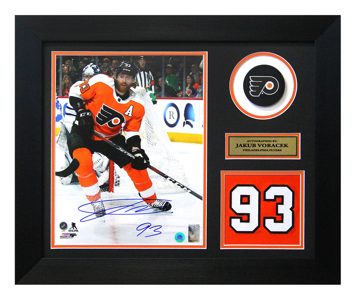 Jakub Voracek Signed Philadelphia Flyers Game Day Number 20x24 Frame product image 1, provided for visual reference and