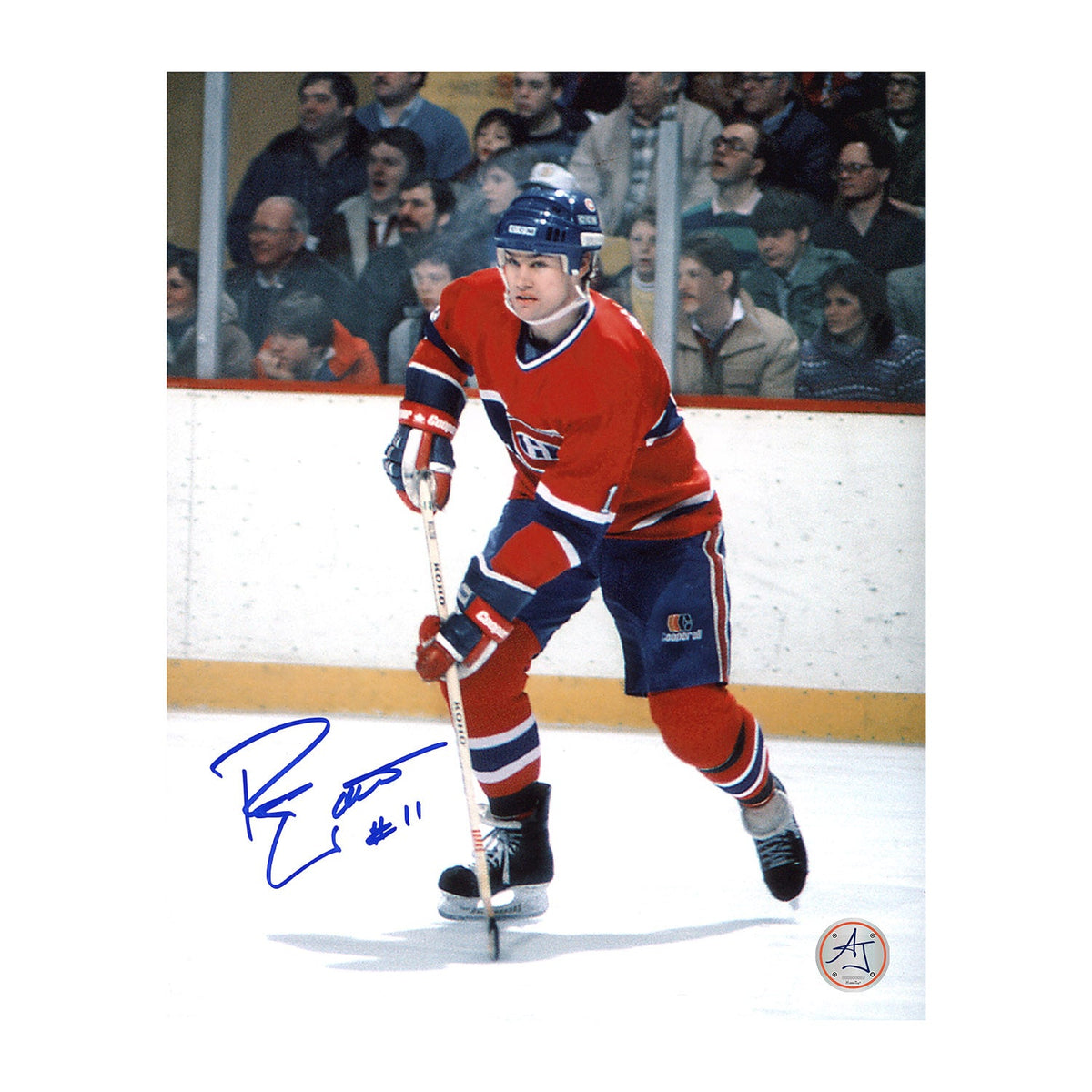 Ryan Walter Autographed Montreal Canadiens Hockey 8x10 Photo product image 1, provided for visual reference and product