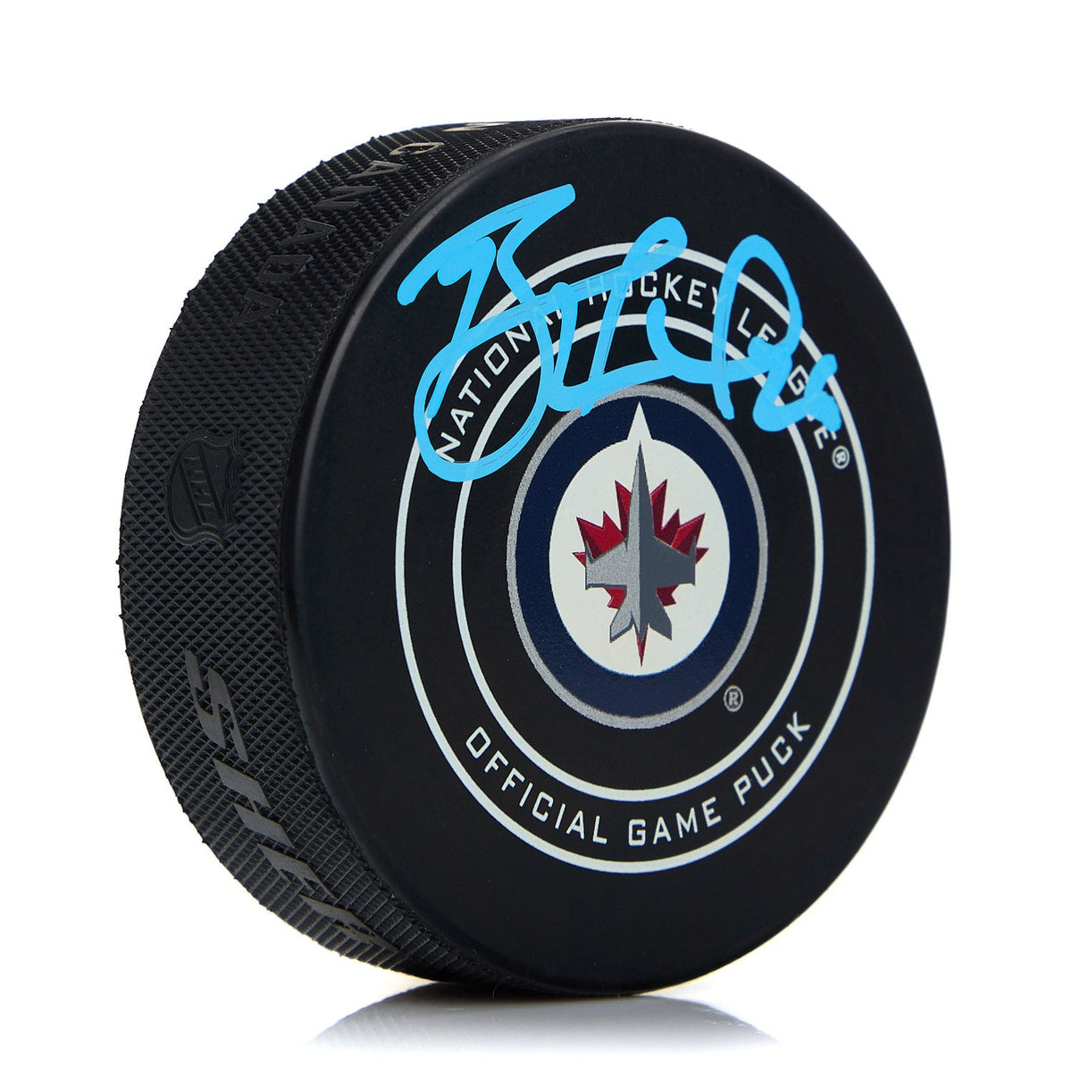 Blake Wheeler Autographed Winnipeg Jets Official Game Puck product image 1, provided for visual reference and product detail