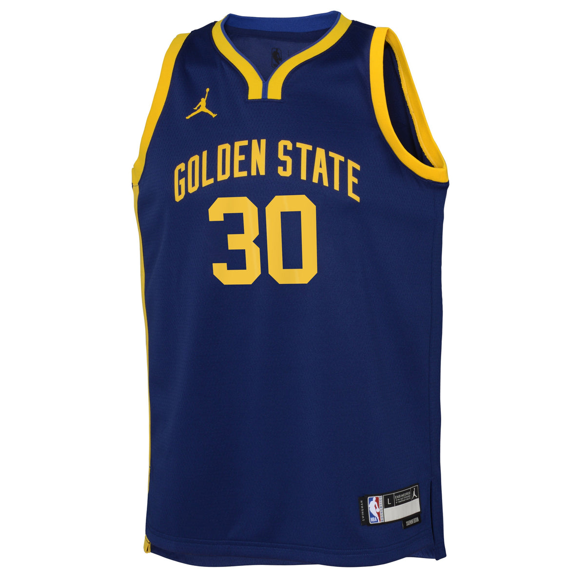 Golden State Warriors Stephen Curry Nike Statement Edition Navy Swingman Icon Jersey product image 2, provided for visual