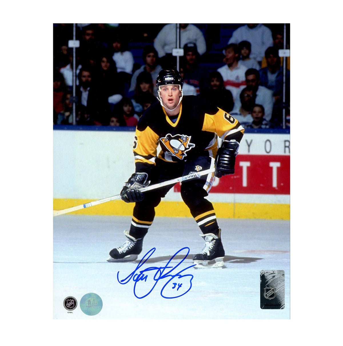 Scott Young Autographed Pittsburgh Penguins Hockey 8x10 Photo product image 1, provided for visual reference and product