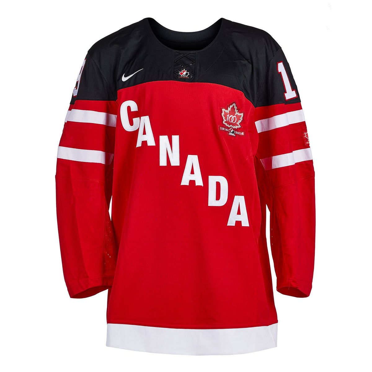 Steve Yzerman Team Canada Signed 100th Anniversary Nike Jersey product image 2, provided for visual reference and product