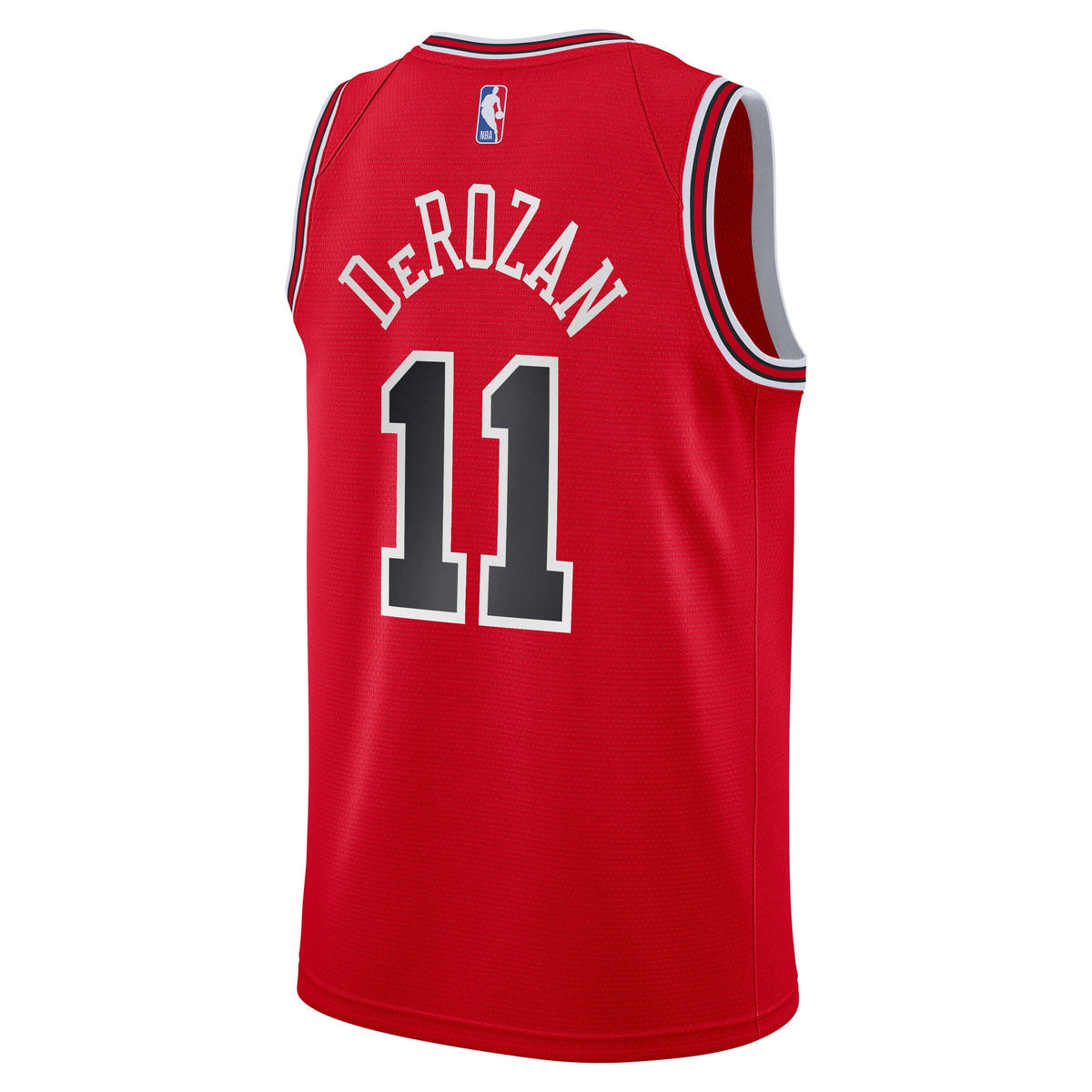 Chicago Bulls Demar Derozan Red Nike Swingman Icon Jersey product image 3, provided for visual reference and product detail
