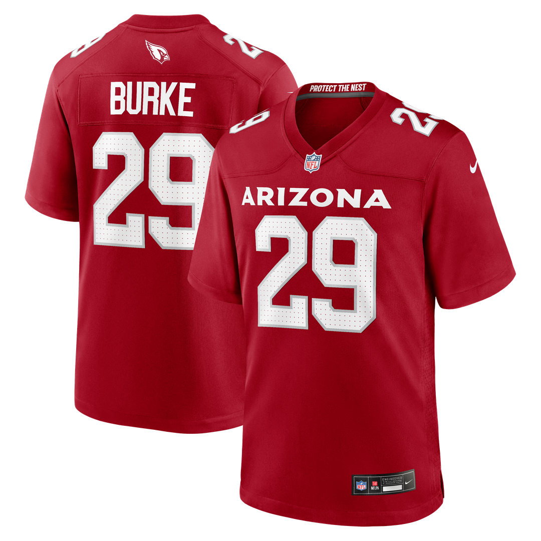 Arizona Cardinals Denzel Burke Nike Cardinal Game Jersey product image 1