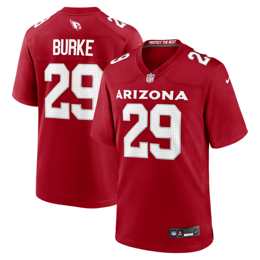 Arizona Cardinals Denzel Burke Nike Cardinal Game Jersey product image 1