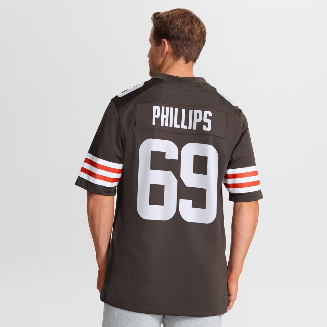 Cleveland Browns Tyre Phillips Nike Brown Game Jersey product image 5