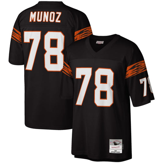 Cincinnati Bengals Anthony Muñoz Mitchell & Ness Black product image 1