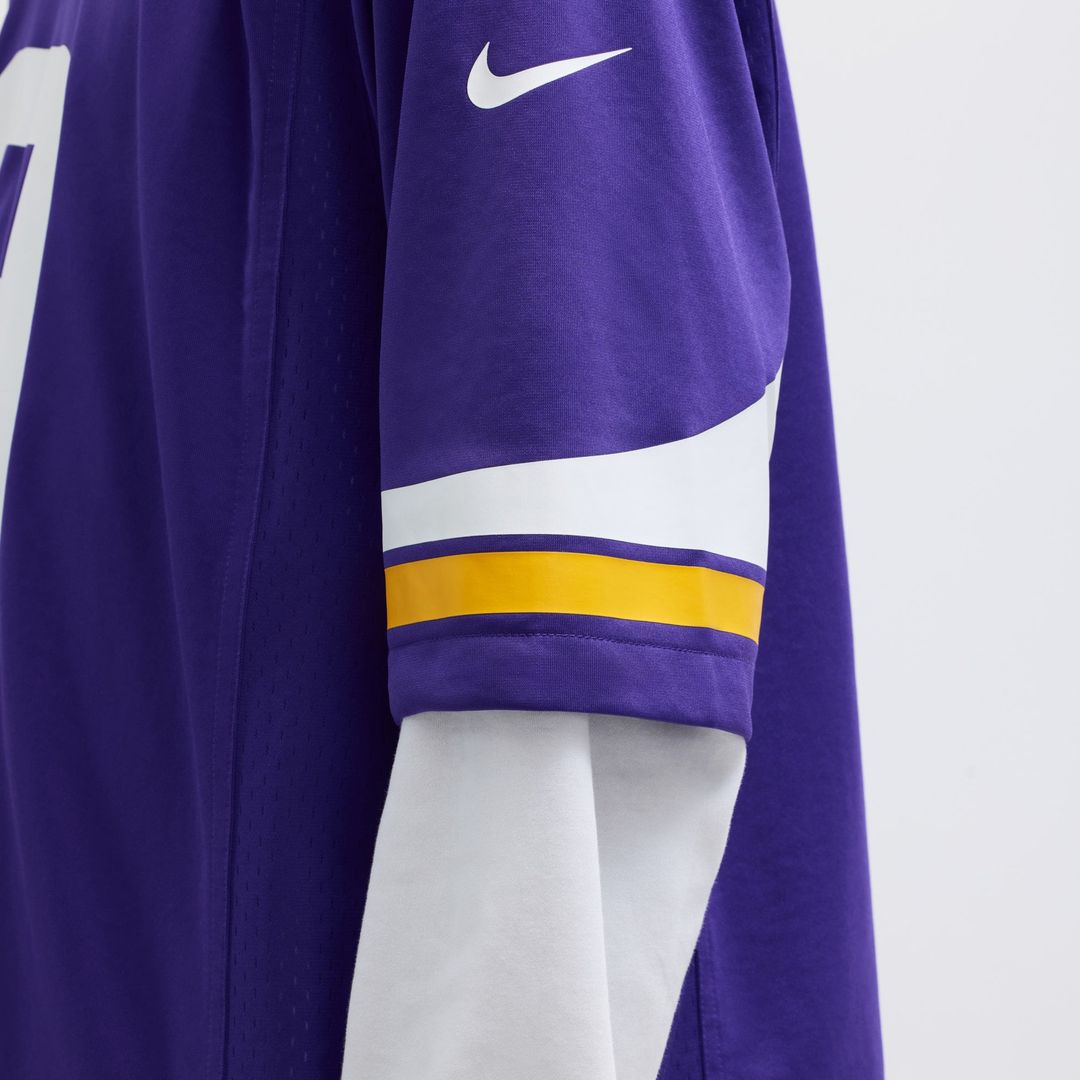 Minnesota Vikings J.J. McCarthy Nike White Alternate Game product image 16