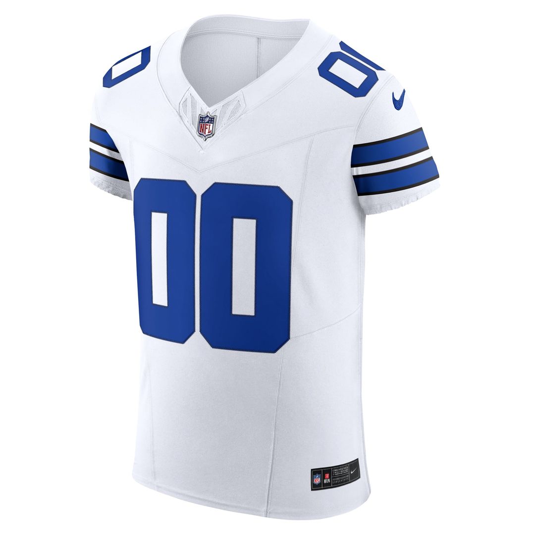 Dallas Cowboys Nike White Vapor FUSE Elite Custom Jersey product image 2