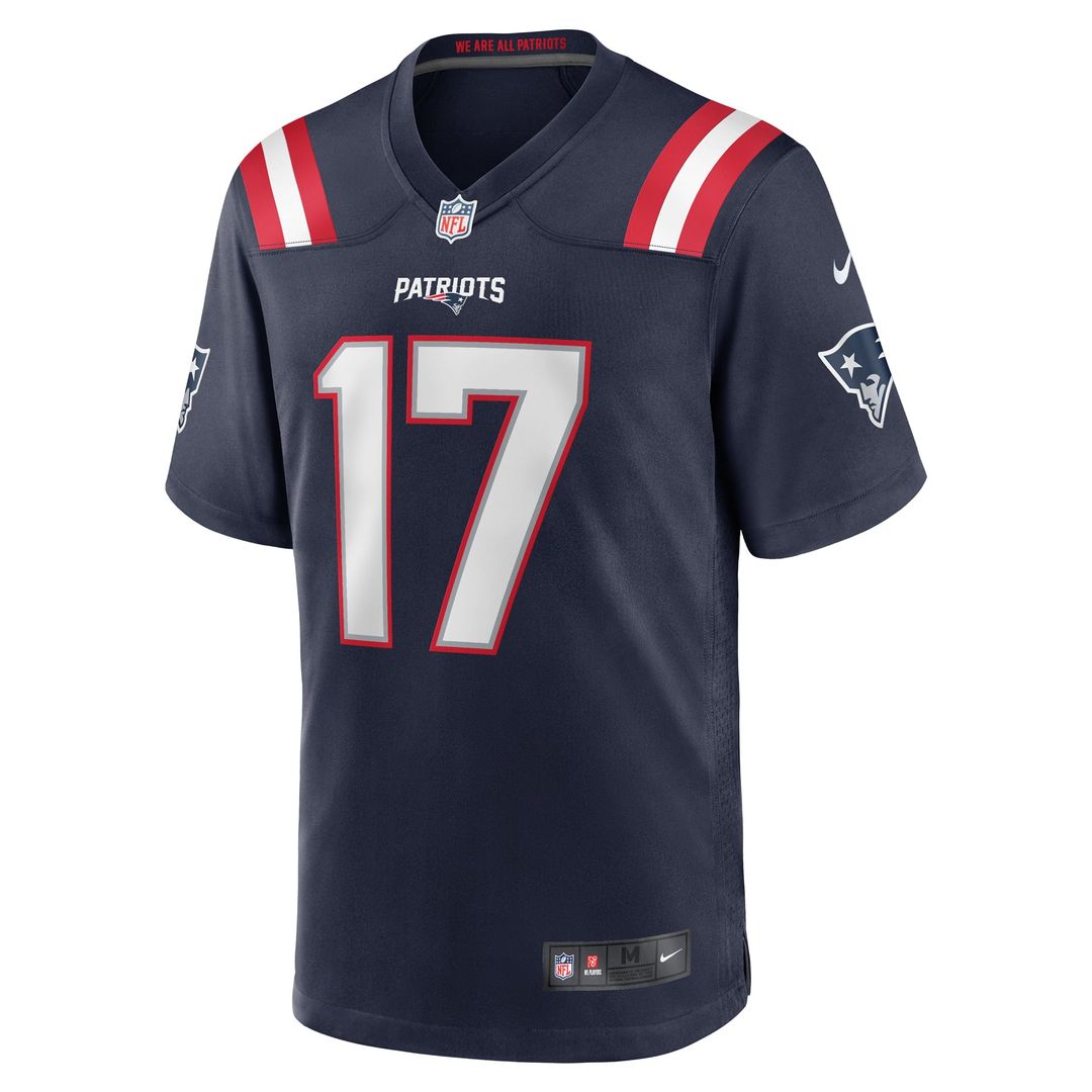 New England Patriots Bryce Baringer Nike Navy Game Jersey product image 2