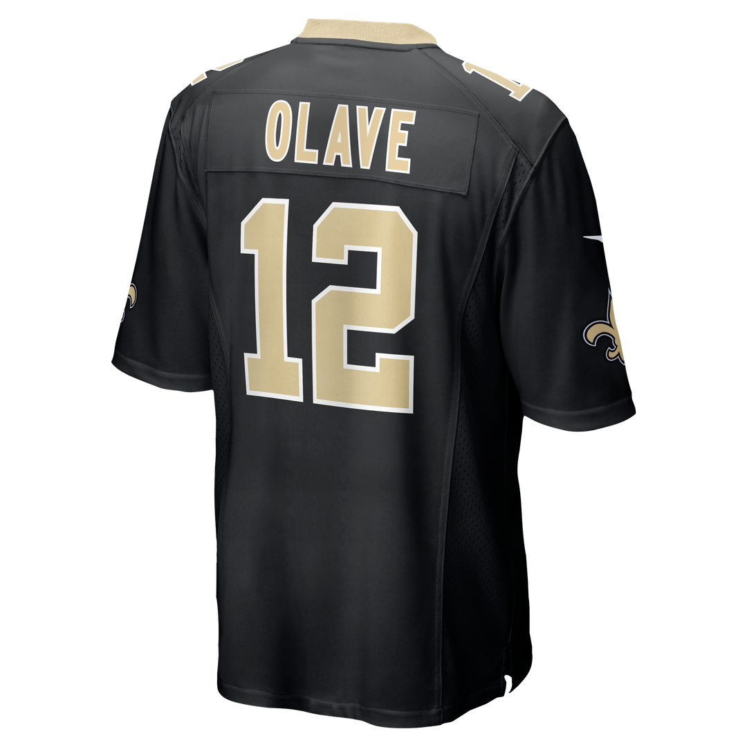 New Orleans Saints Chris Olave Nike Black Game Jersey product image 3