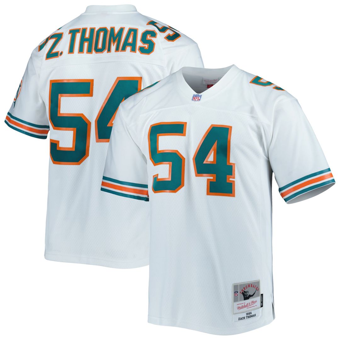 Miami Dolphins Zach Thomas Mitchell & Ness White Legacy product image 4