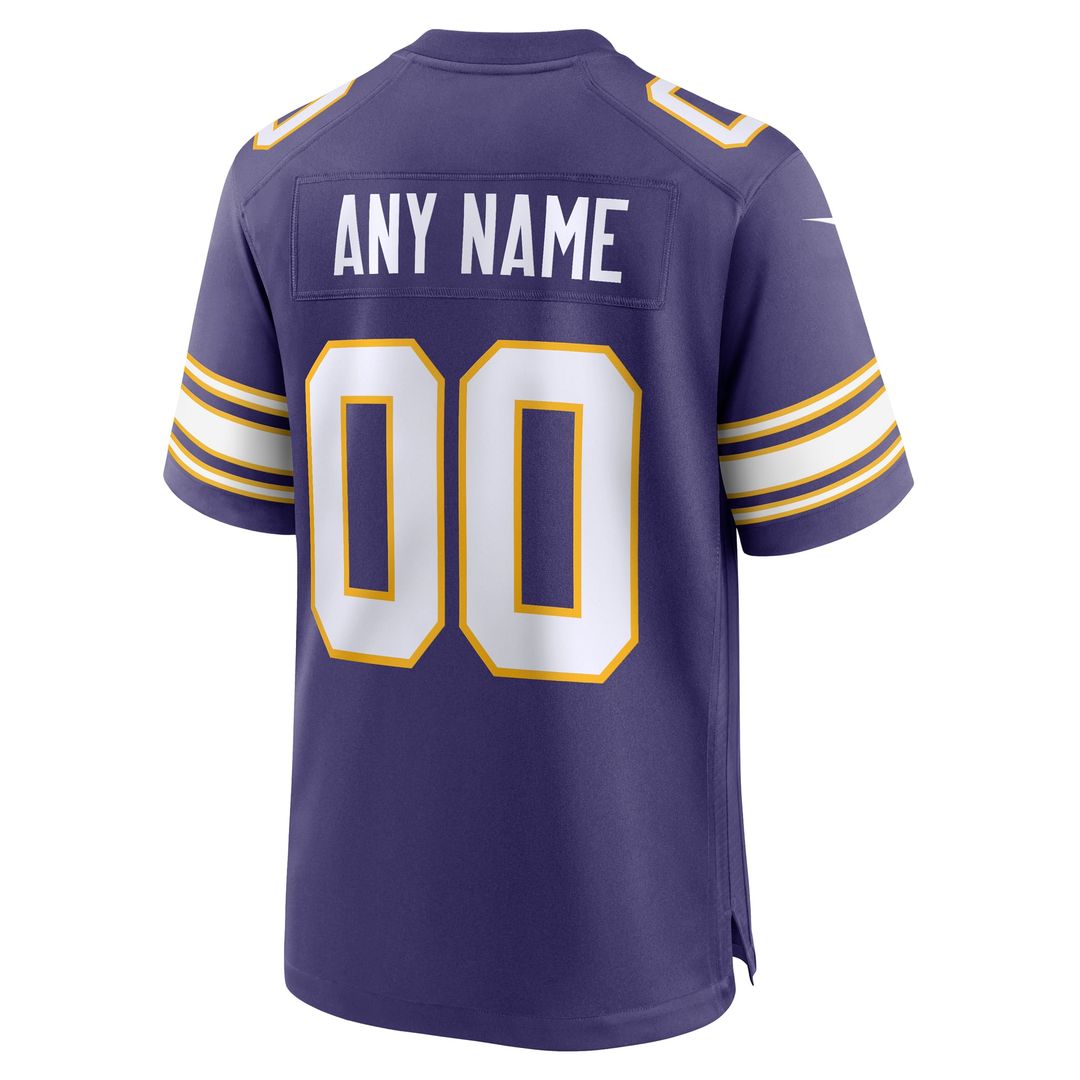 Minnesota Vikings Nike Purple Classic Custom Jersey product image 3