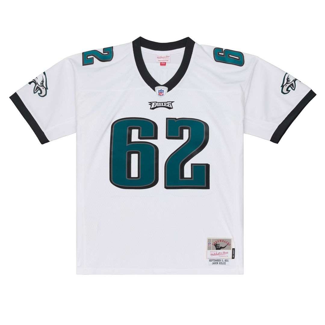Philadelphia Eagles Jason Kelce Mitchell & Ness White 2011 product image 2
