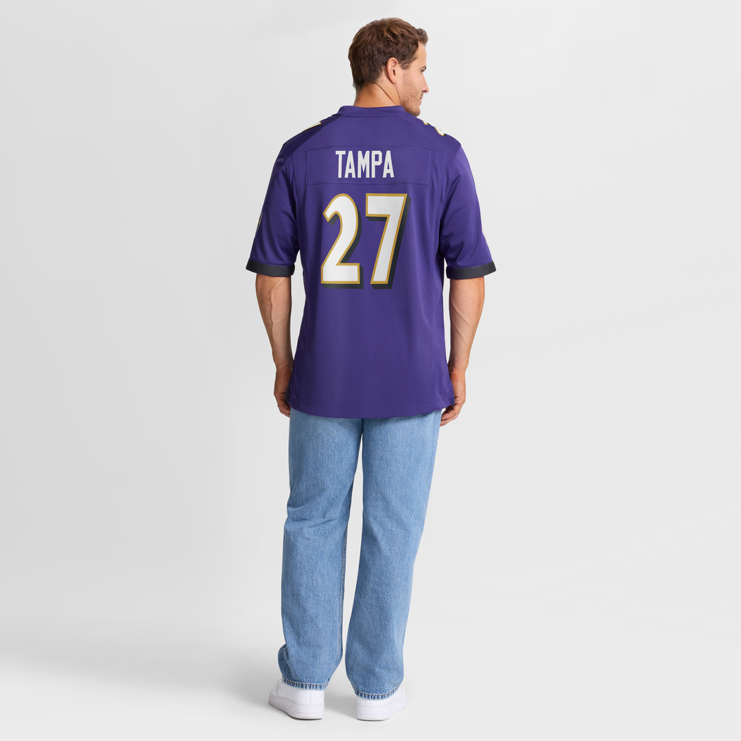 Baltimore Ravens T.J. Tampa Nike Purple Game Jersey product image 5
