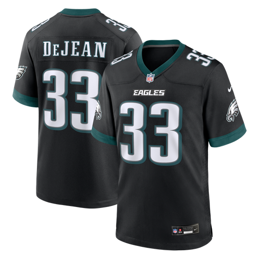 Philadelphia Eagles Cooper DeJean Nike Black Alternate Game product image 1