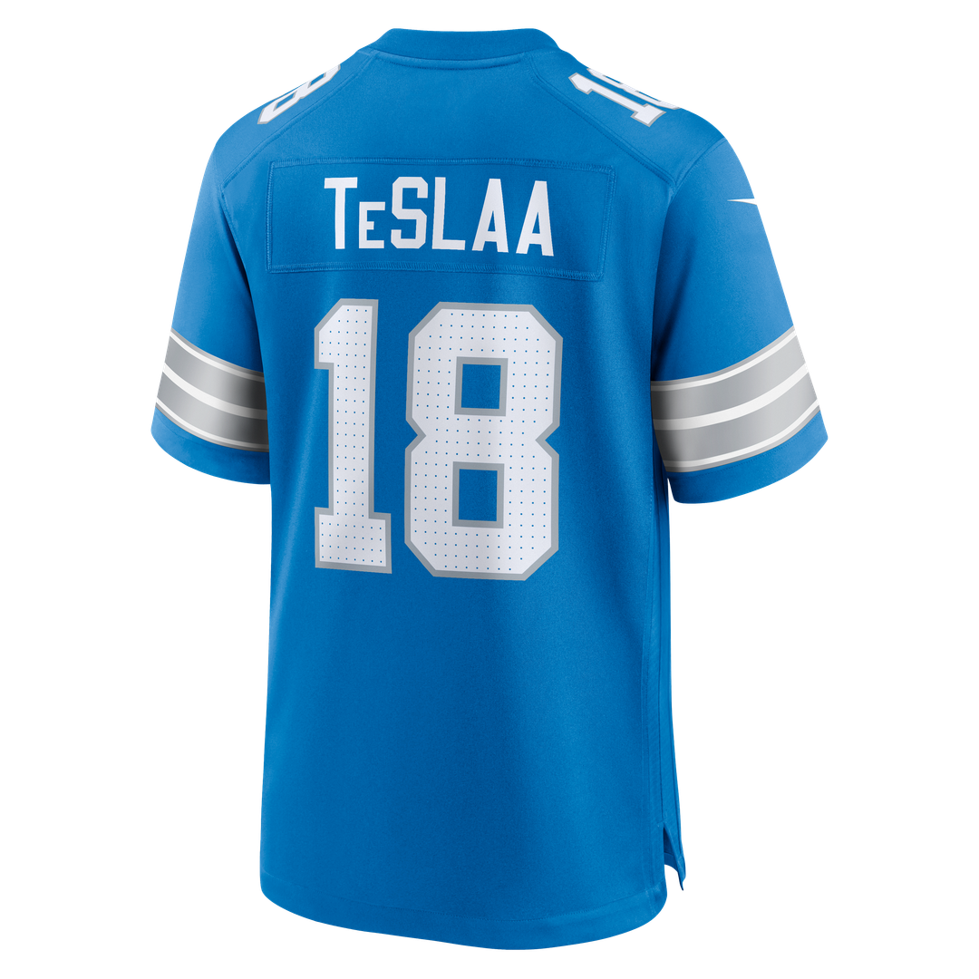 Detroit Lions Isaac TeSlaa Nike Blue Game Jersey product image 3