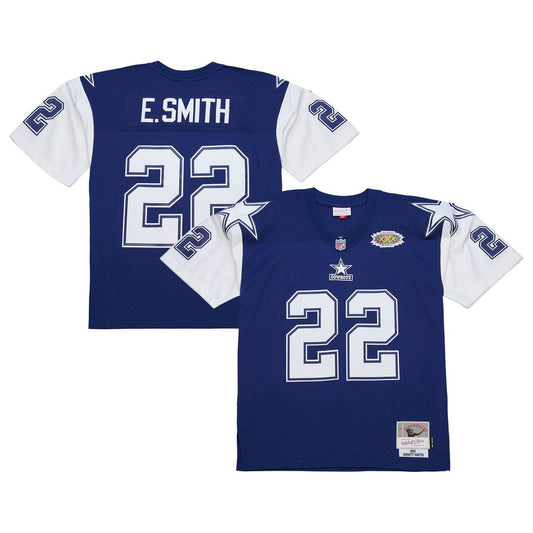 Dallas Cowboys Emmitt Smith Mitchell & Ness Navy 1995 product image 1
