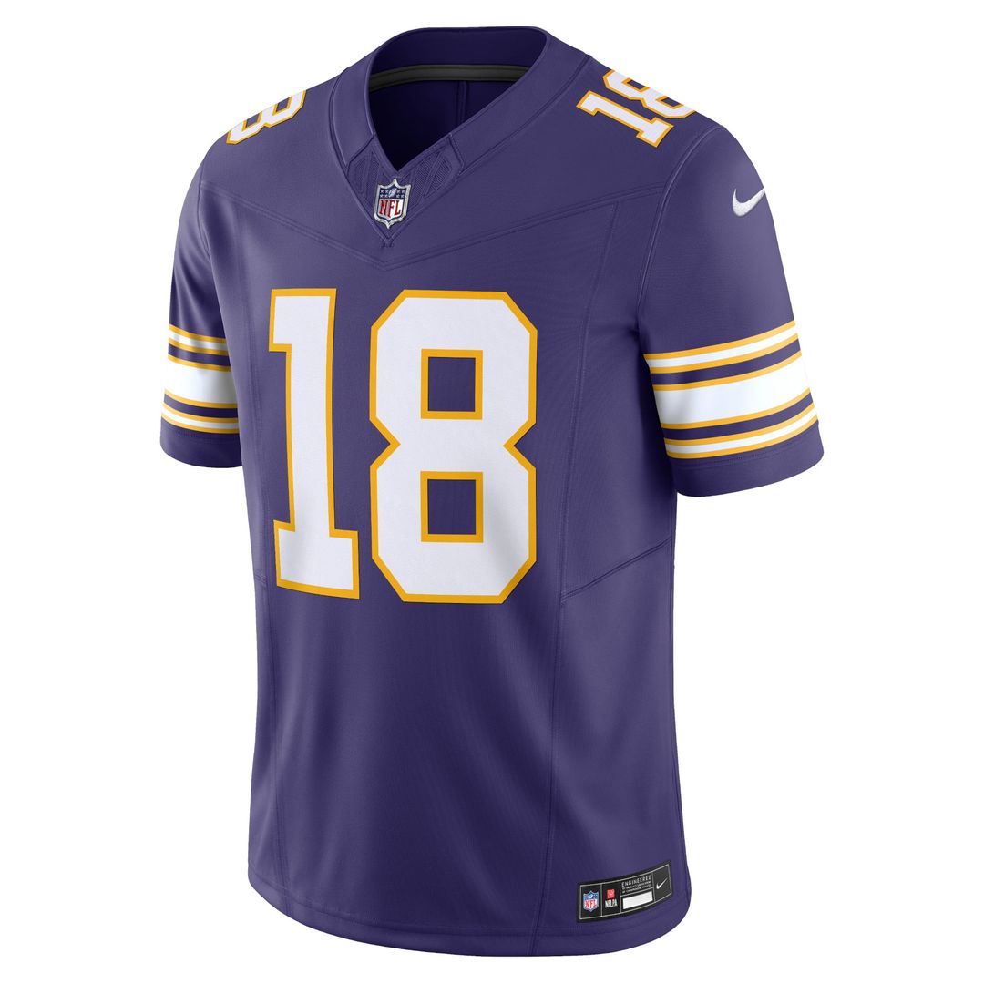 Minnesota Vikings Justin Jefferson Nike Purple Vapor FUSE product image 5