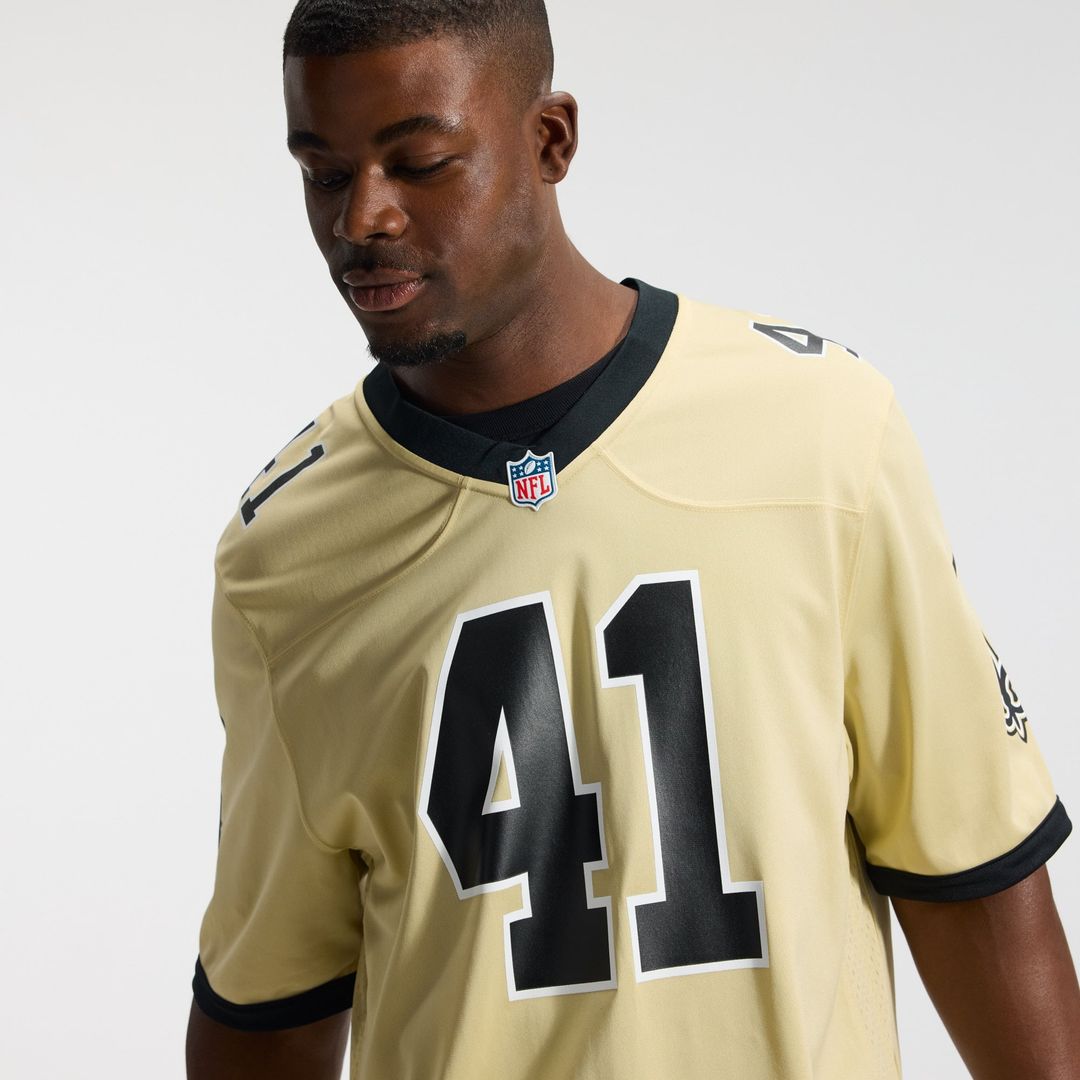 New Orleans Saints Alvin Kamara Nike Black Game Jersey product image 29