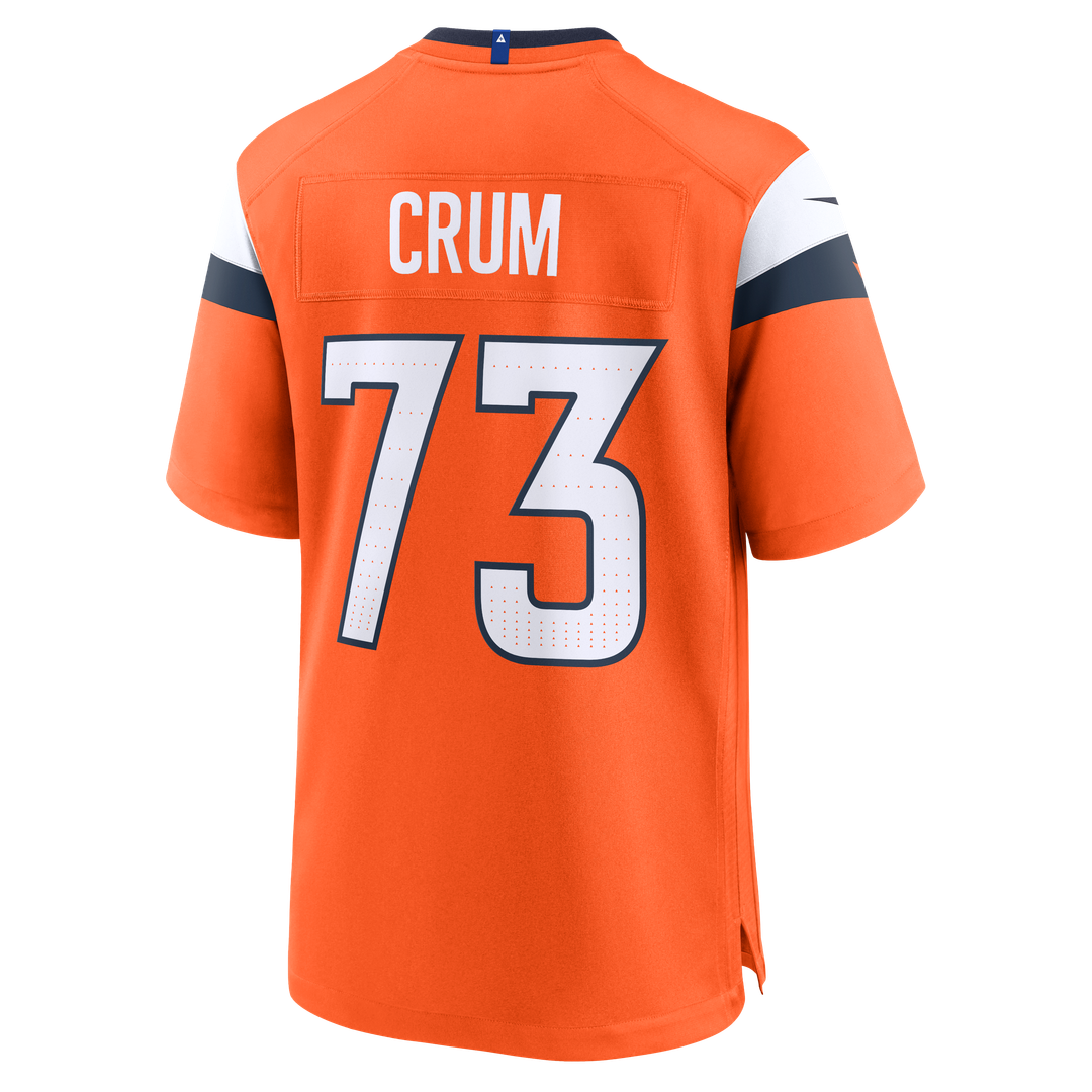 Denver Broncos Frank Crum Nike Orange Game Jersey product image 3