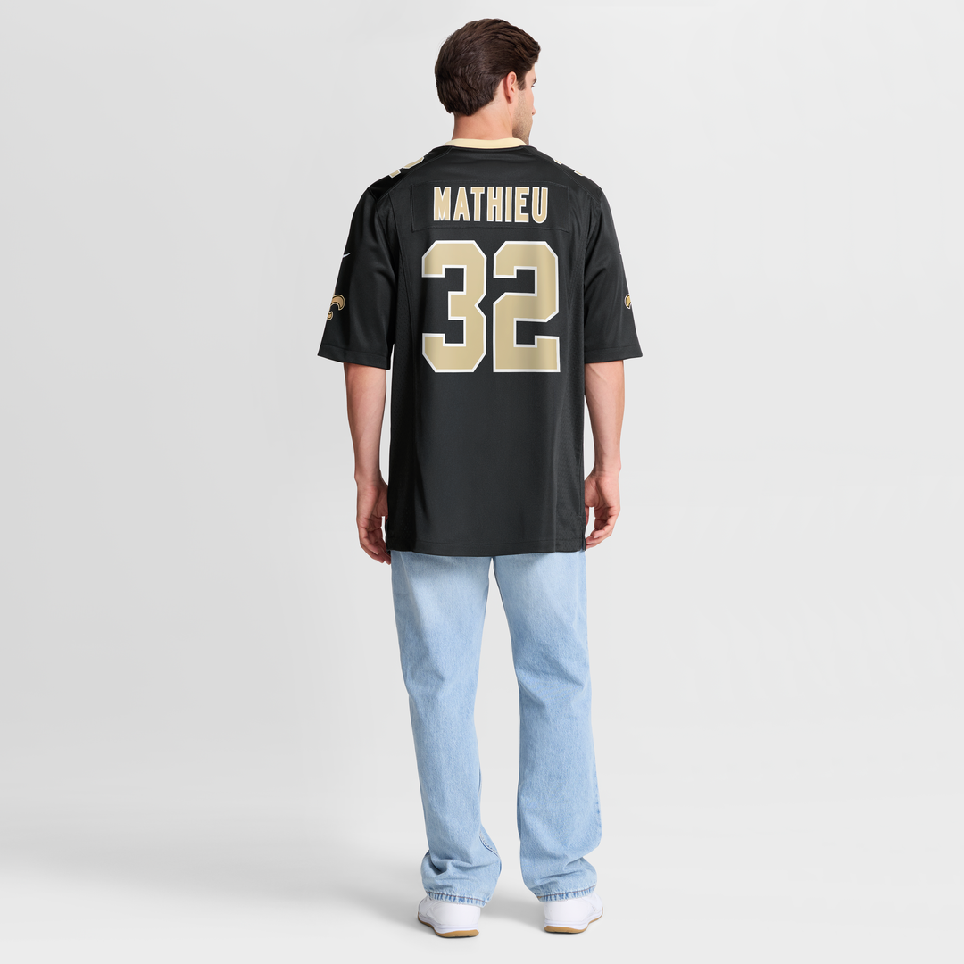 New Orleans Saints Tyrann Mathieu Nike Black Game Jersey product image 16
