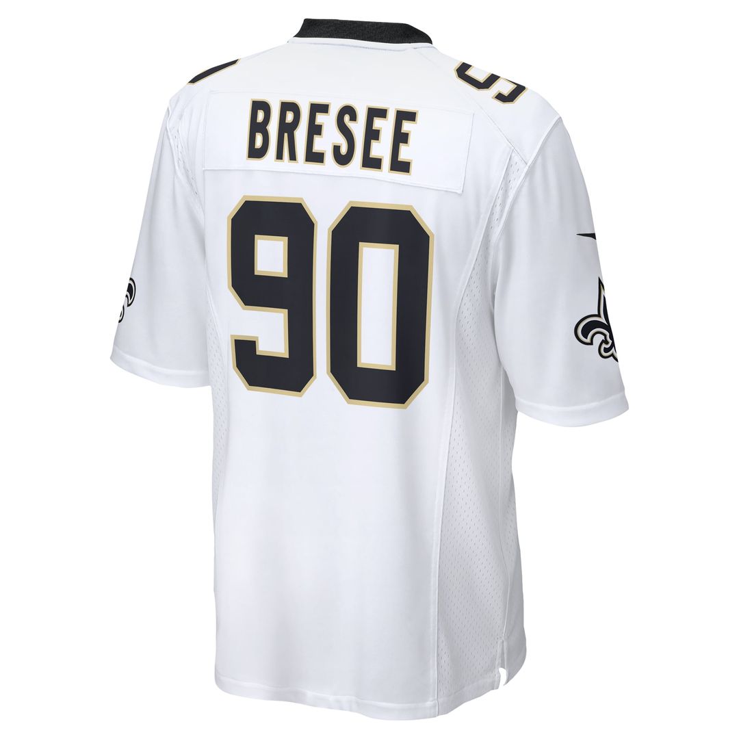 New Orleans Saints Bryan Bresee Nike White Game Jersey product image 3