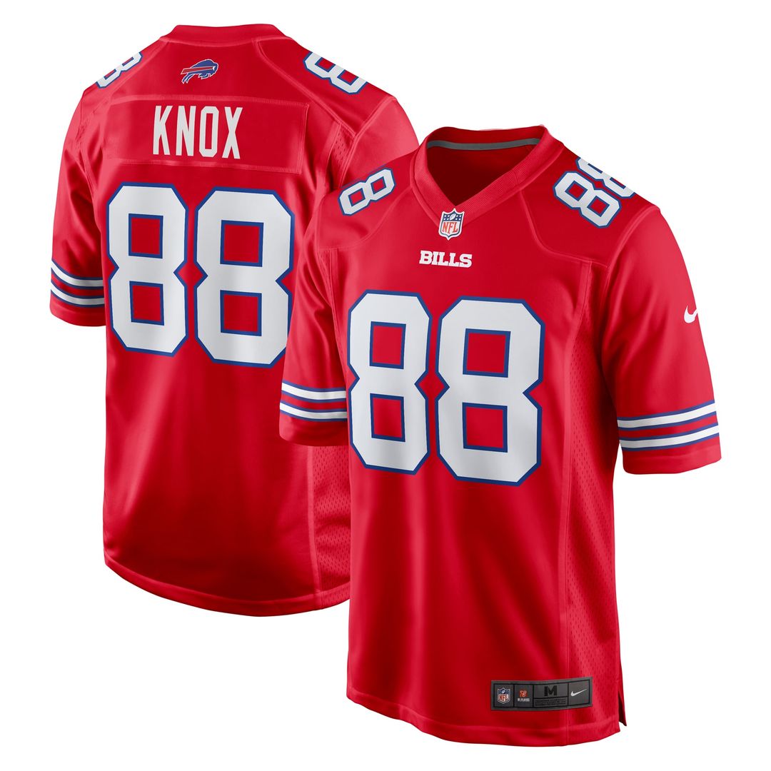 Buffalo Bills Dawson Knox Nike Red Alternate Game Jersey product image 1