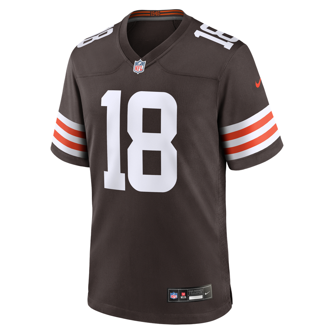 Cleveland Browns David Bell Nike Brown Game Jersey product image 2