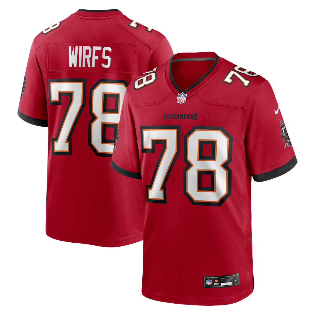 Tampa Bay Buccaneers Tristan Wirfs Nike Red Game Jersey product image 9