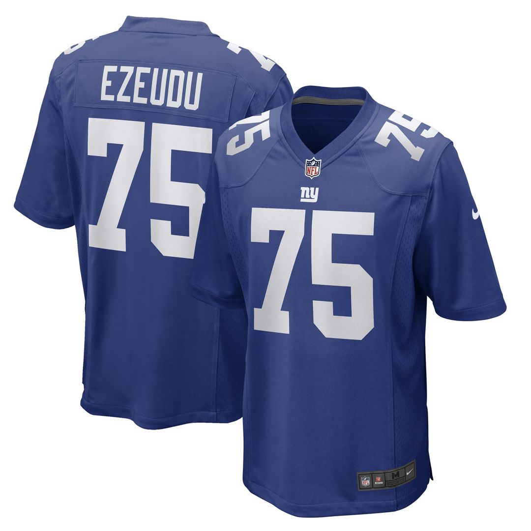 New York Giants Joshua Ezeudu Nike Royal Game Jersey product image 1